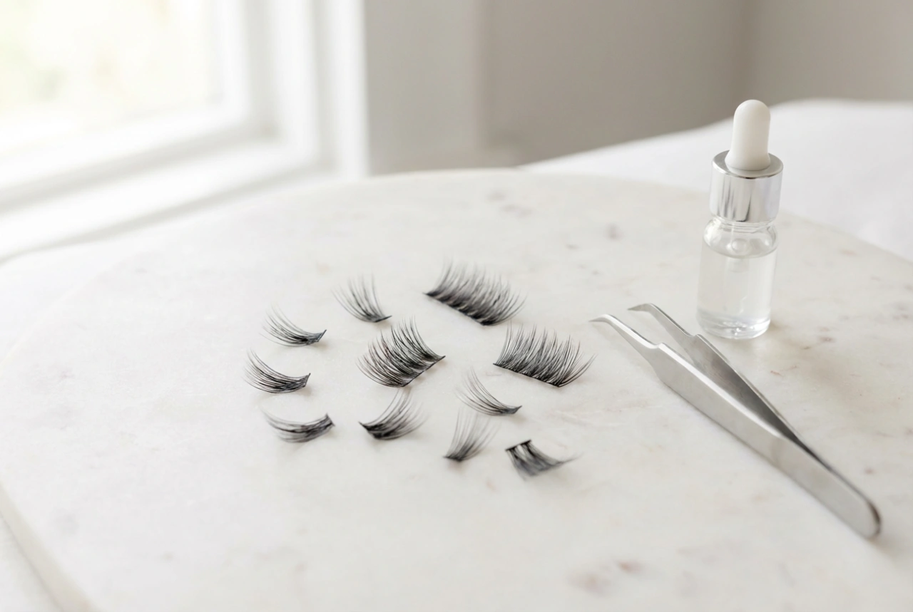 Cluster False Eyelashes: Choosing Density and Application Techniques