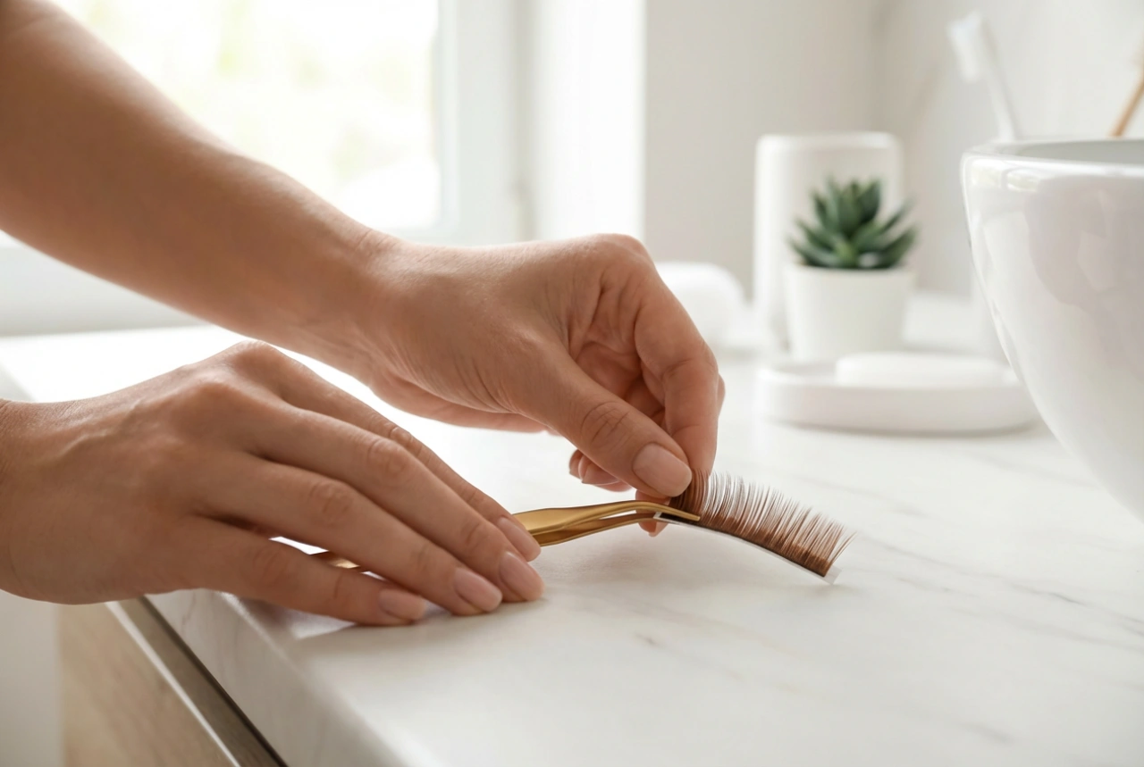 Brown False Eyelashes: A Subtle Alternative and How to Apply Them