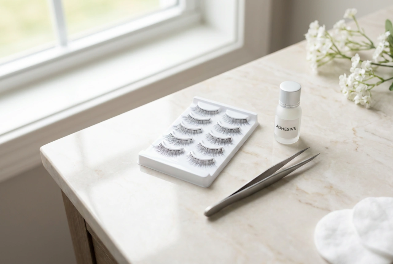 Applying False Eyelashes at Home: Preparation, Application and Removal