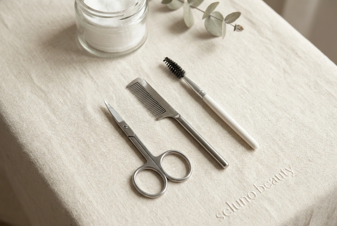 Trimming Eyebrows: Scissors, Comb, and a Precise Step-by-Step Technique