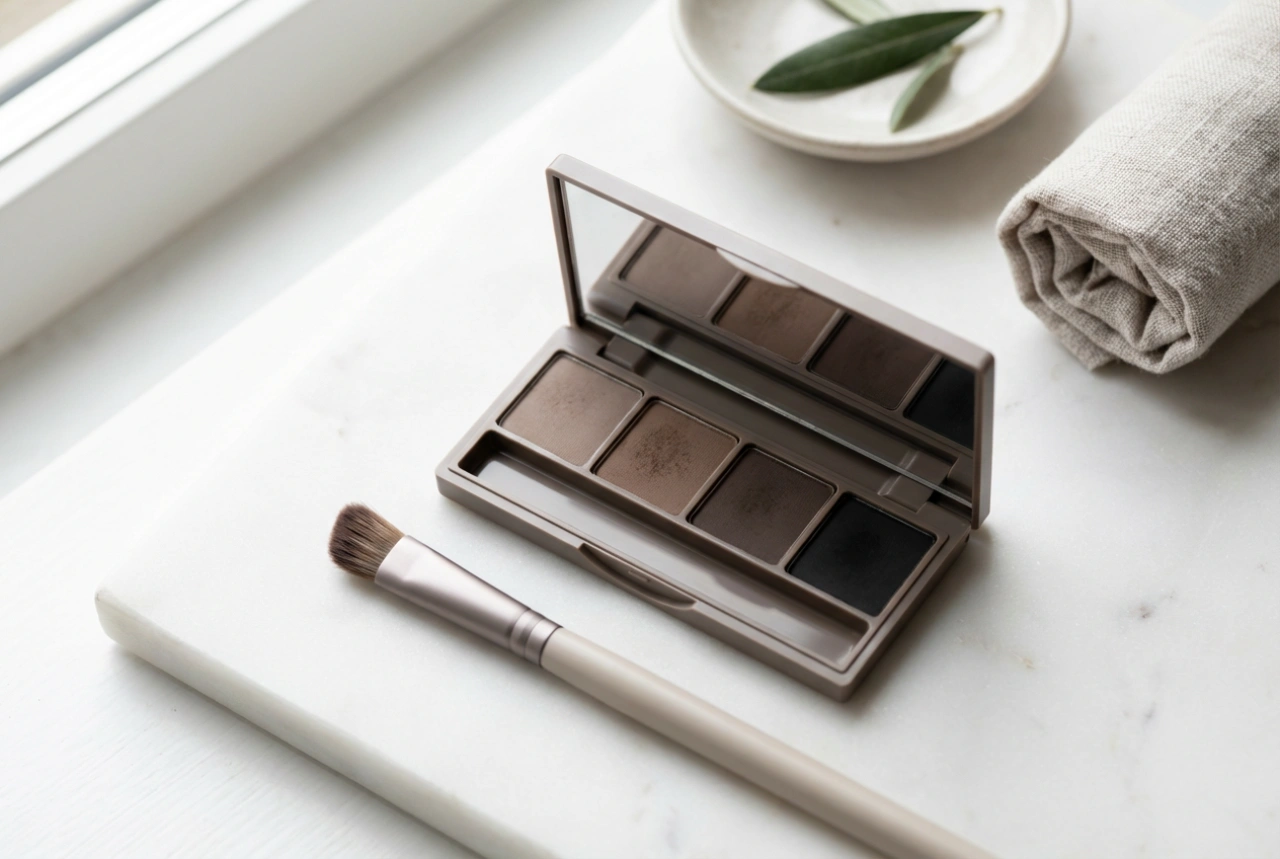 Eyebrow Palette: Shadow Application and Natural Shading Techniques