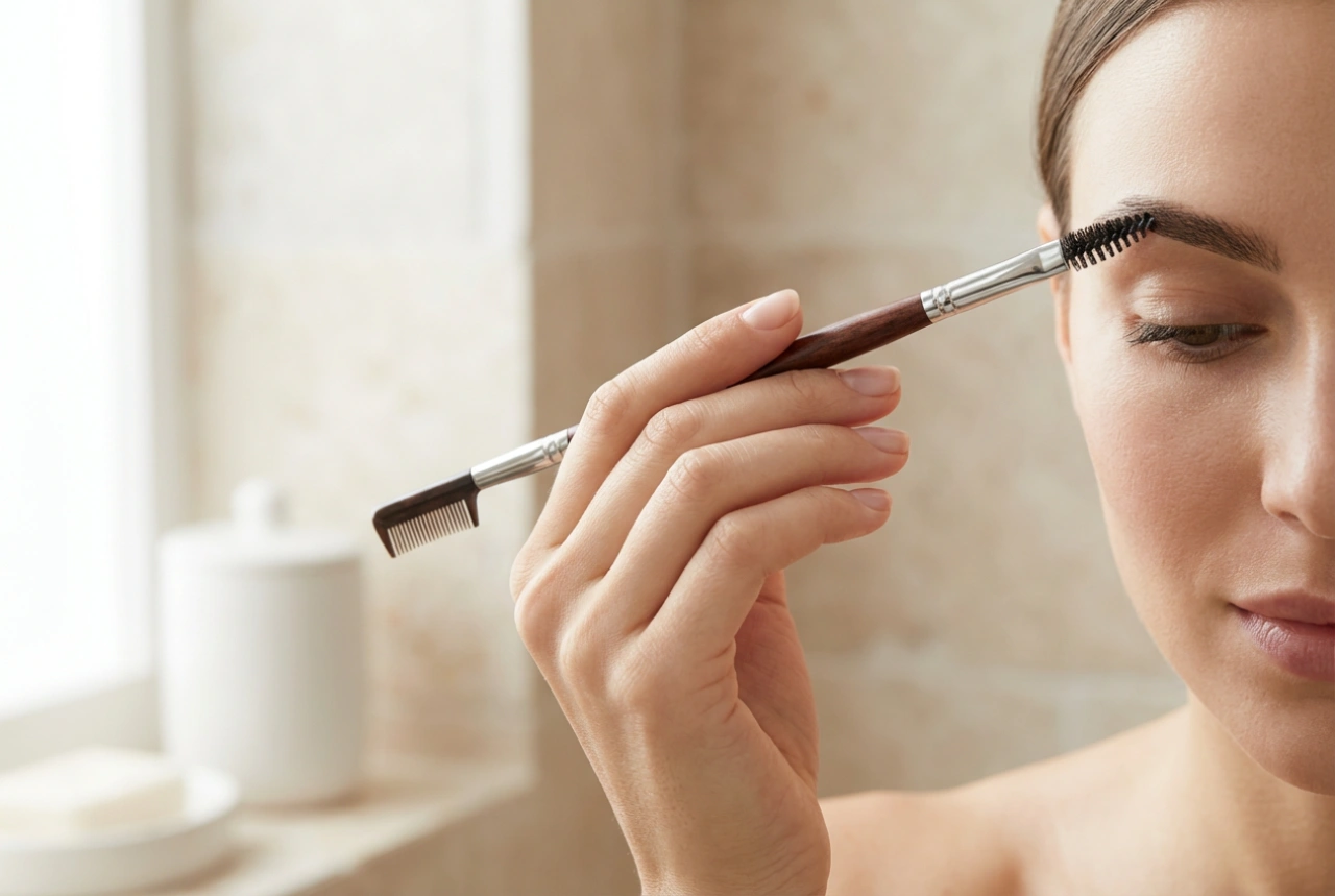 Eyebrow and Eyelash Comb: How to Style Hairs and Combine it with a Spoolie