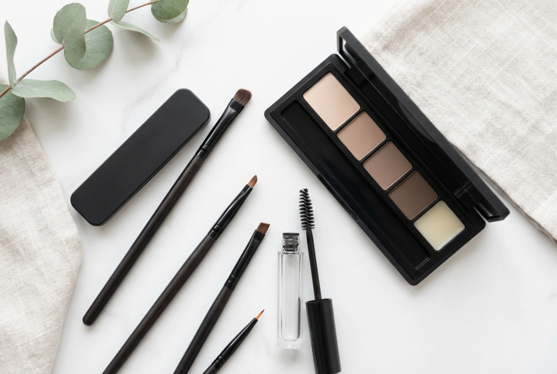 Eyebrow Palette: Shaping, Filling, and Setting Step by Step