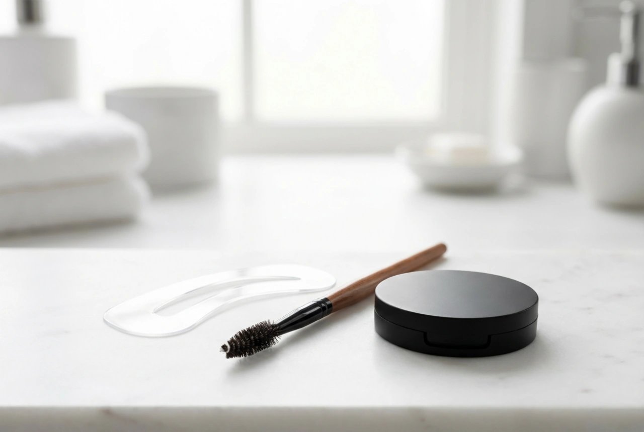 Eyebrow Stencils for Home Makeup: How to Outline and Fill in Gaps