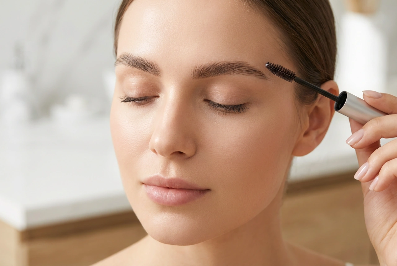 Eyebrow mascara: quick filling and setting for a natural look