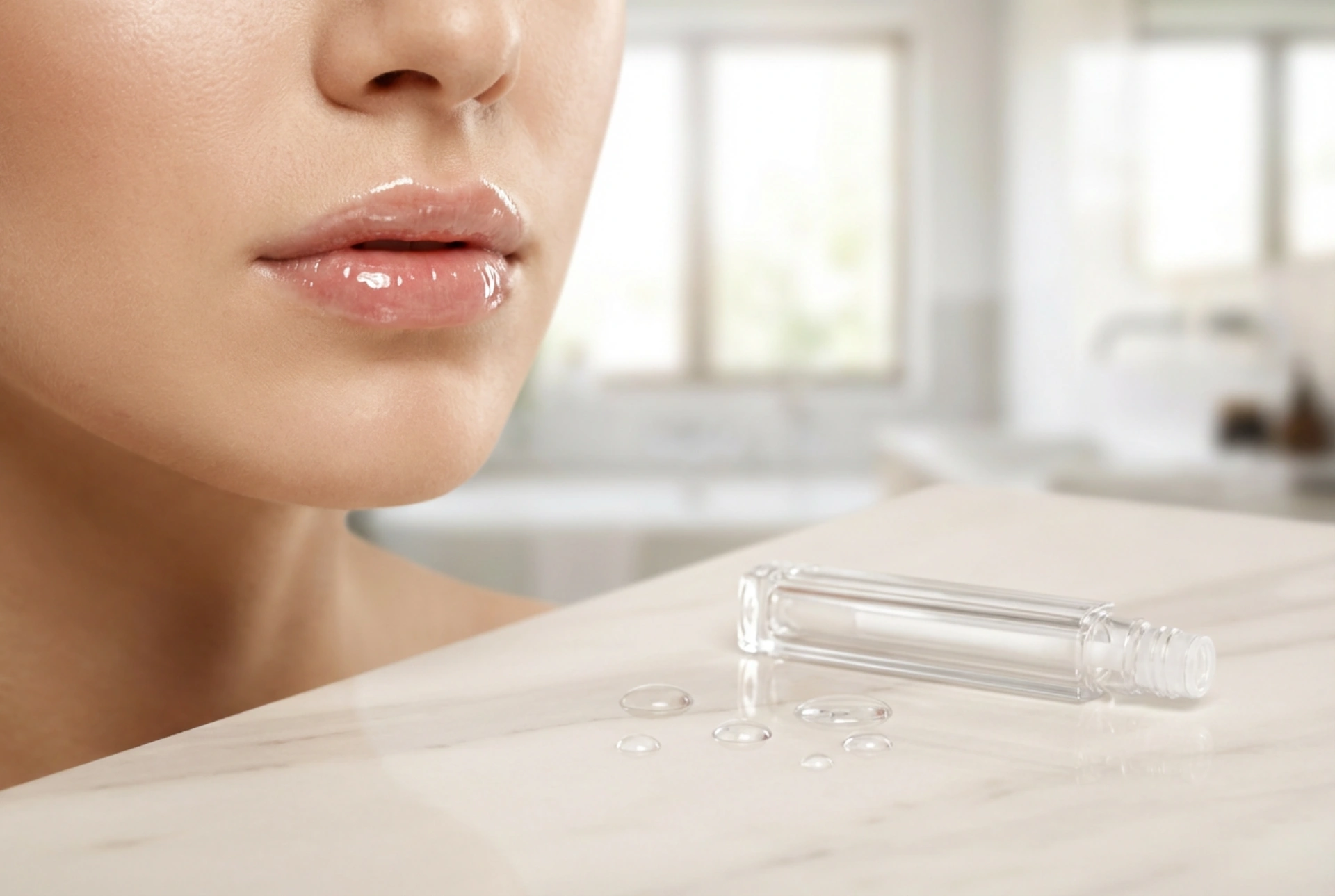 H2O Lip Gloss: A Light Formula with a Wet-Look Lip Effect Step by Step