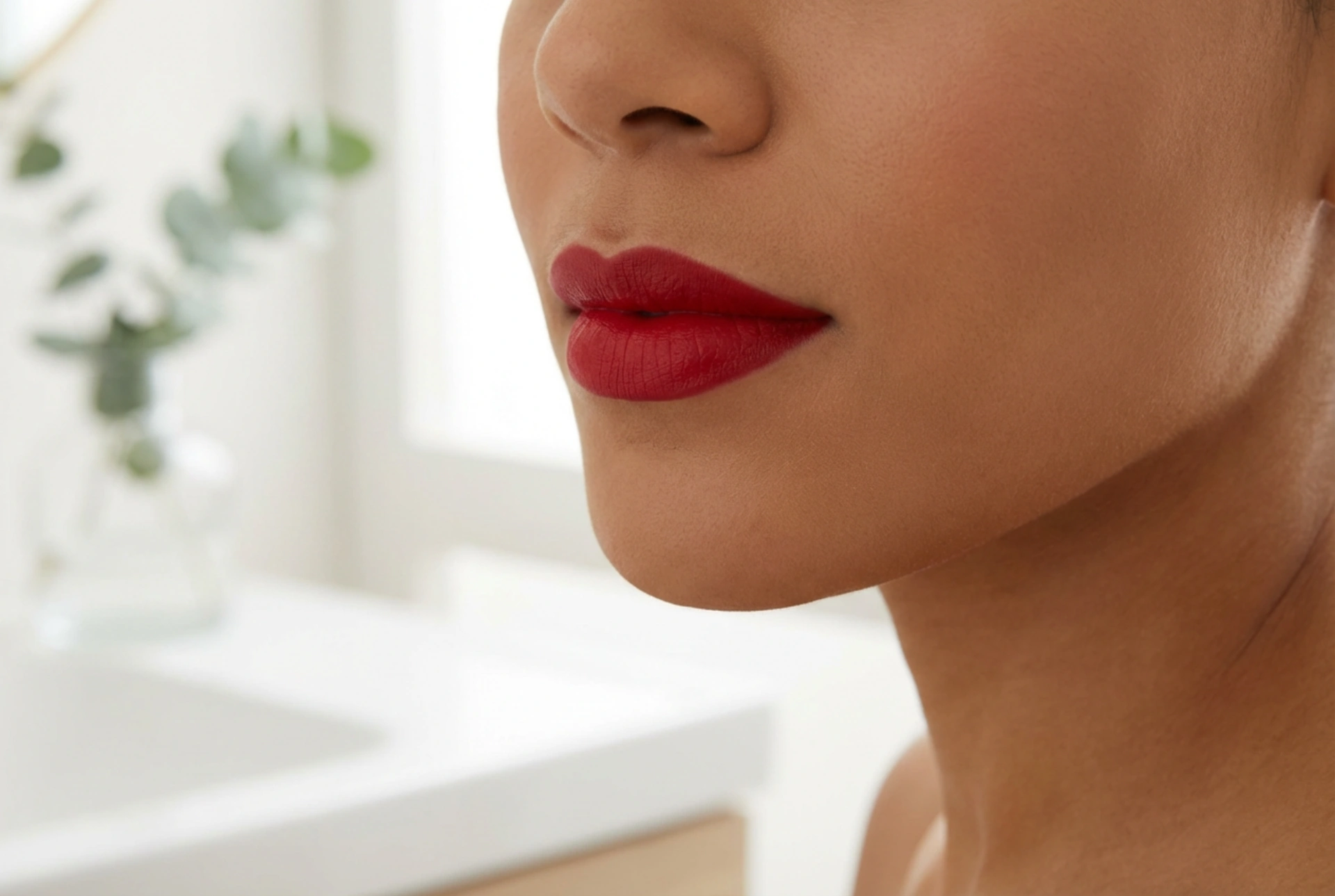 Red lipstick: choosing the shade, contouring and making it last