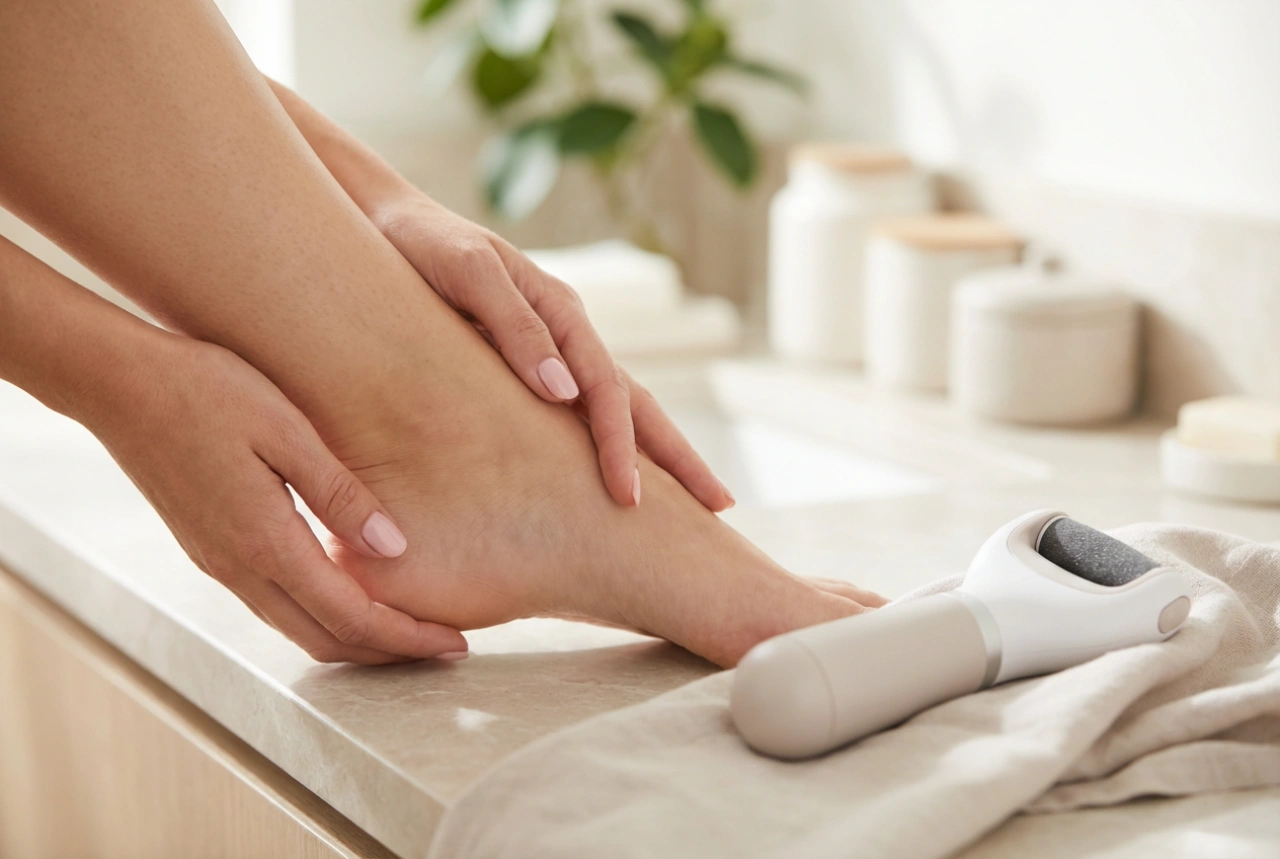 Electric foot file: how to remove calluses safely and evenly