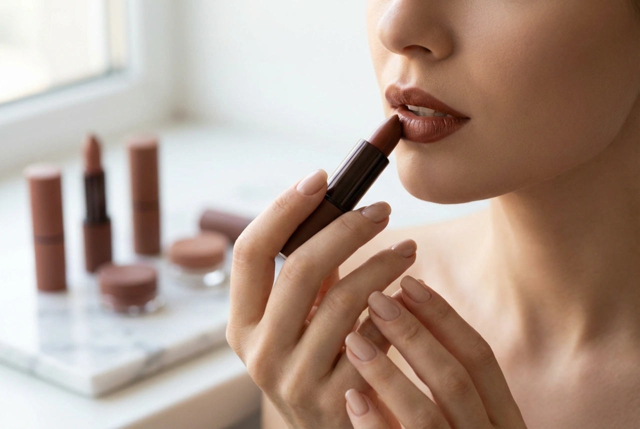 Brown Lipstick: How to Choose a Shade for Your Complexion and Apply It Precisely