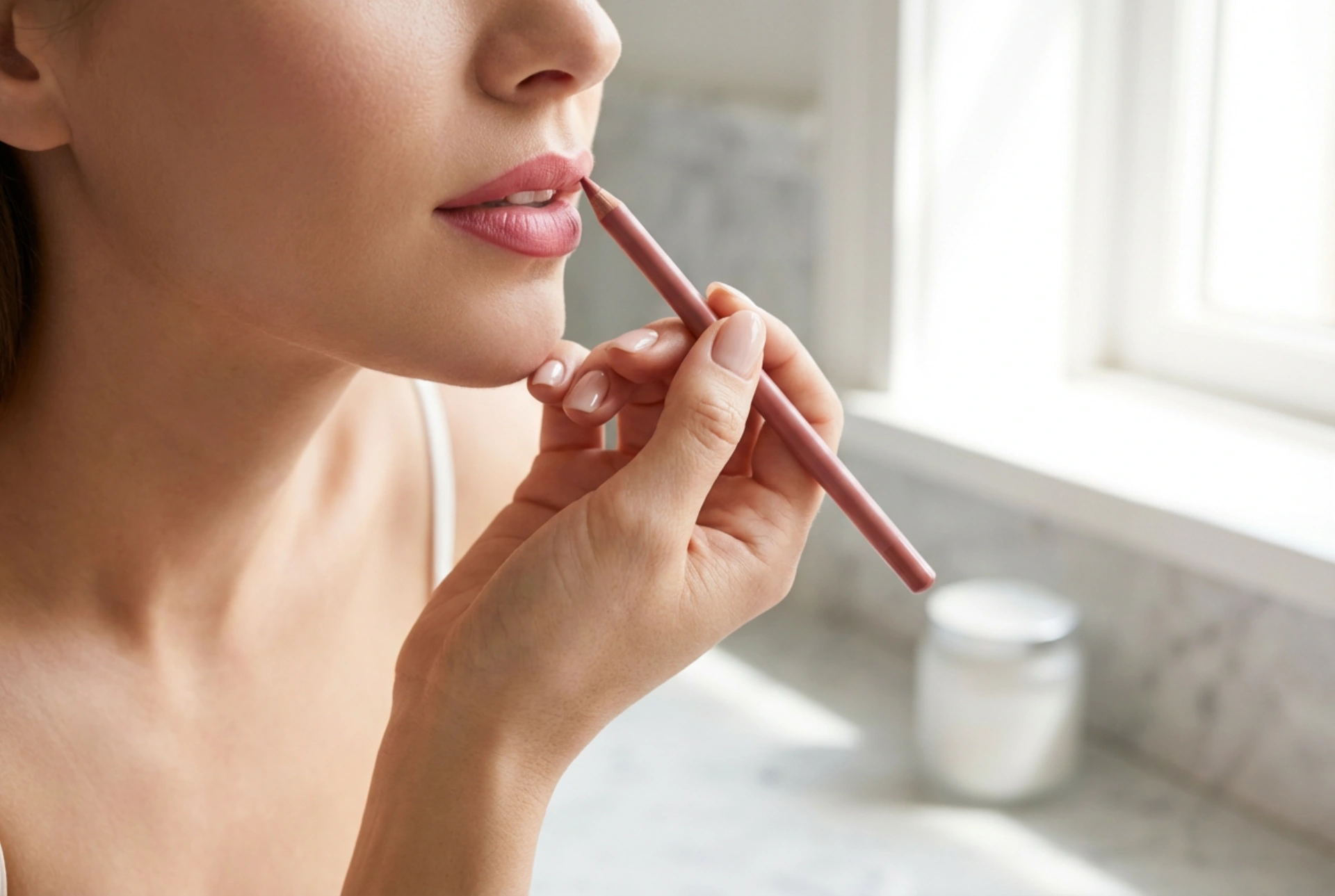 Lip Pencil in Practice: Contouring, Filling, and Setting