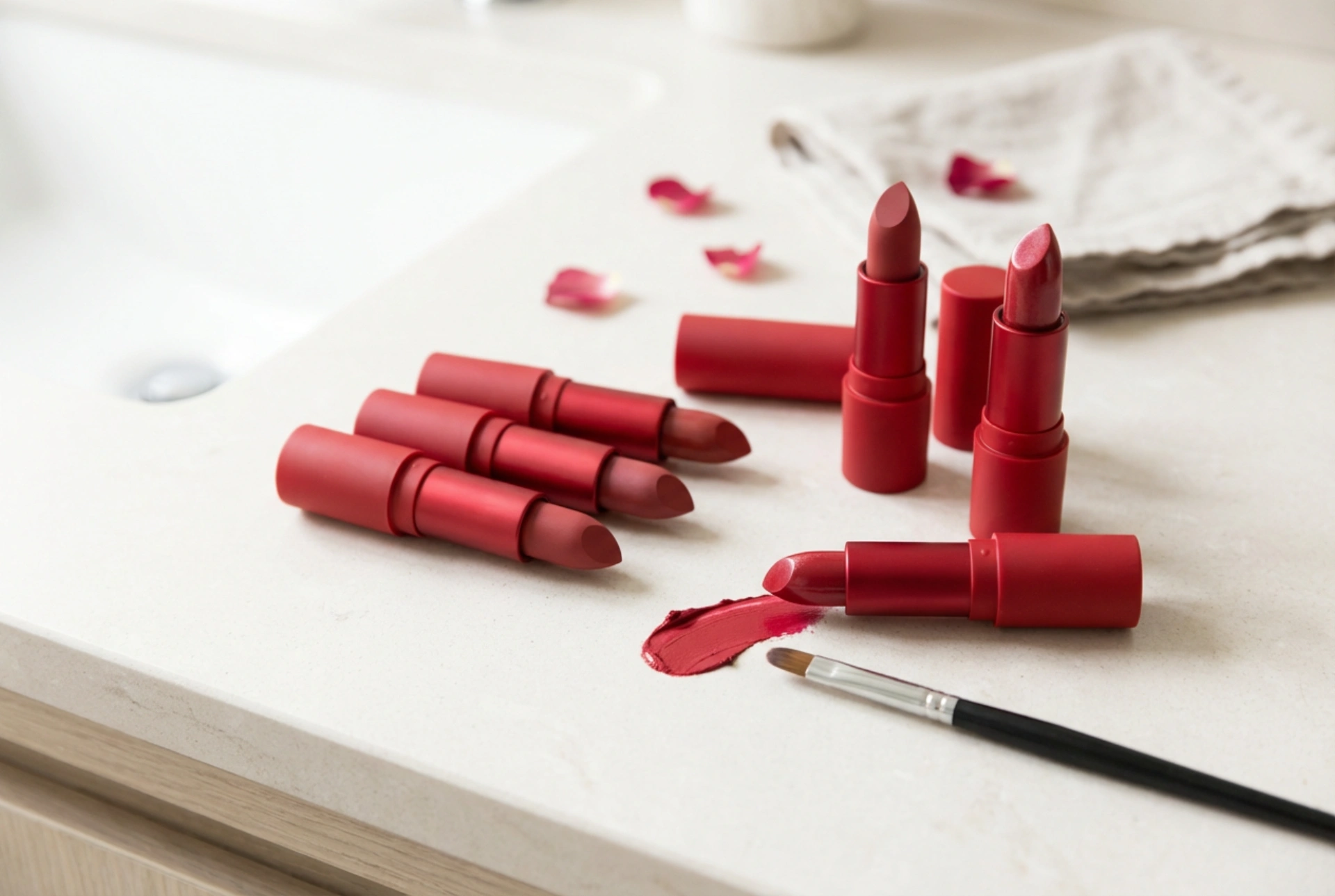 Red Lipsticks: Choosing the Finish and Techniques for Precise Application