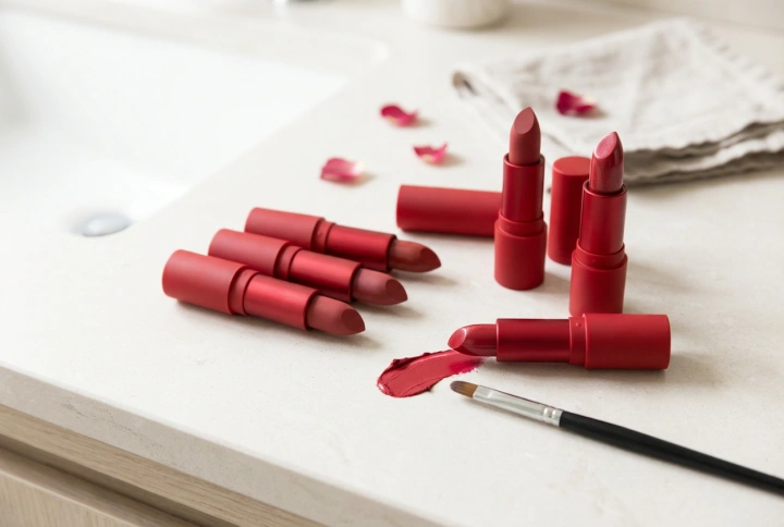 Red Lipsticks: Choosing the Finish and Techniques for Precise Application