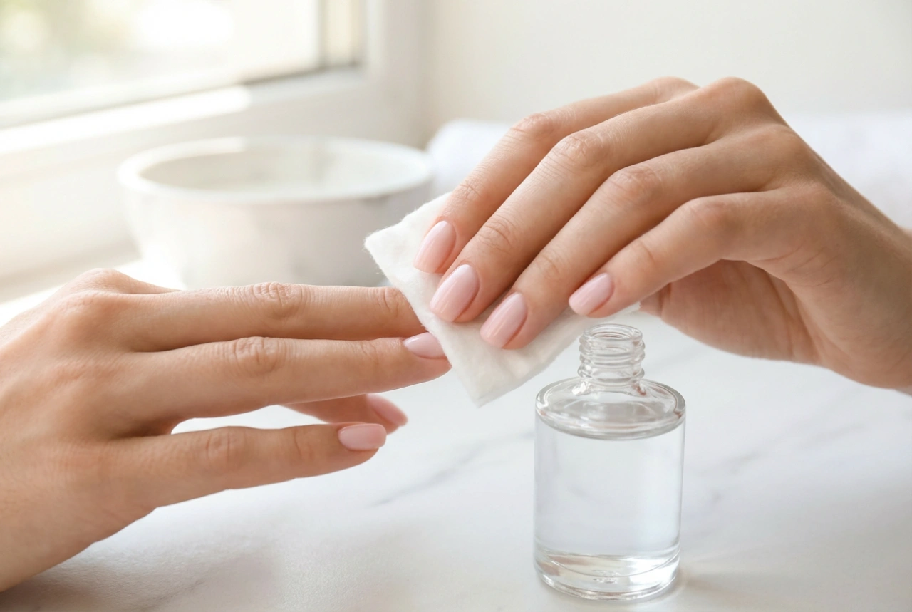 Nail Cleaner: Degreasing and Removing the Sticky Dispersion Layer