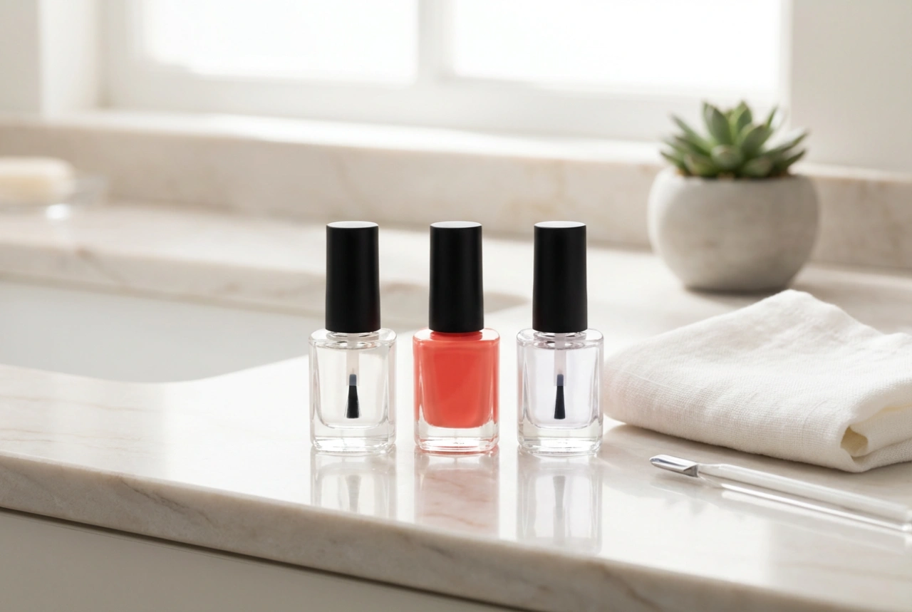 Long-Lasting Nail Polish Step by Step: Base, Layers, Top Coat