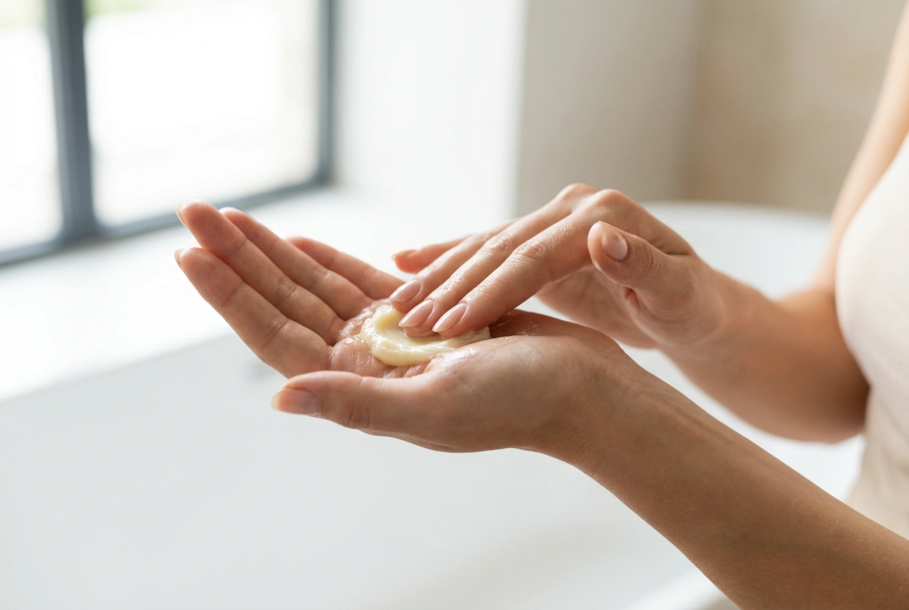 Shea Butter for Massage: Preparation, Melting in Palms, and Technique