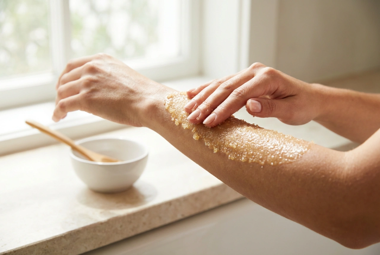 DIY Body Sugar Scrub in 10 Minutes: Ratios, Massage, and Rinsing