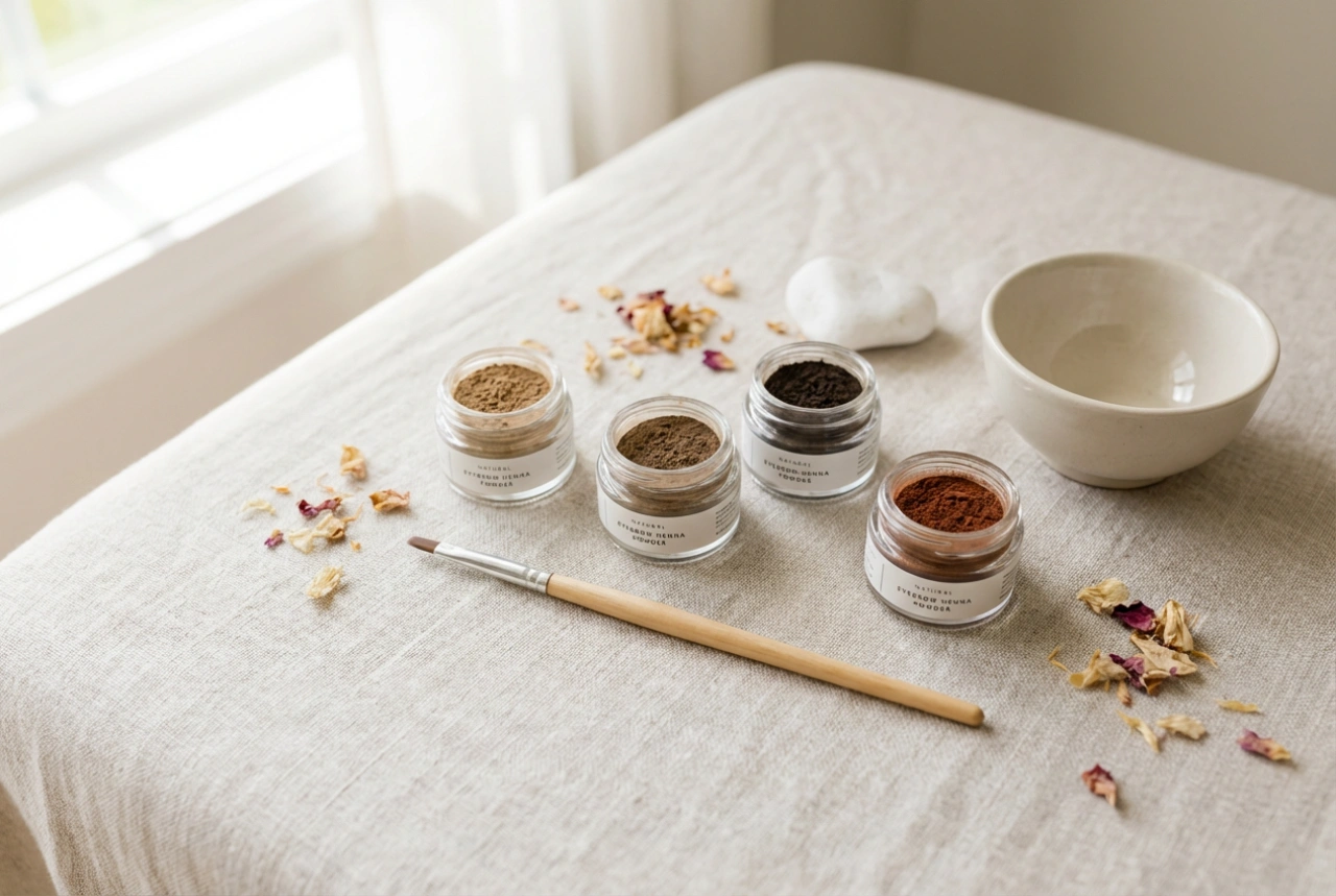 Eyebrow Henna: Types, Shade Selection, and Safe Application