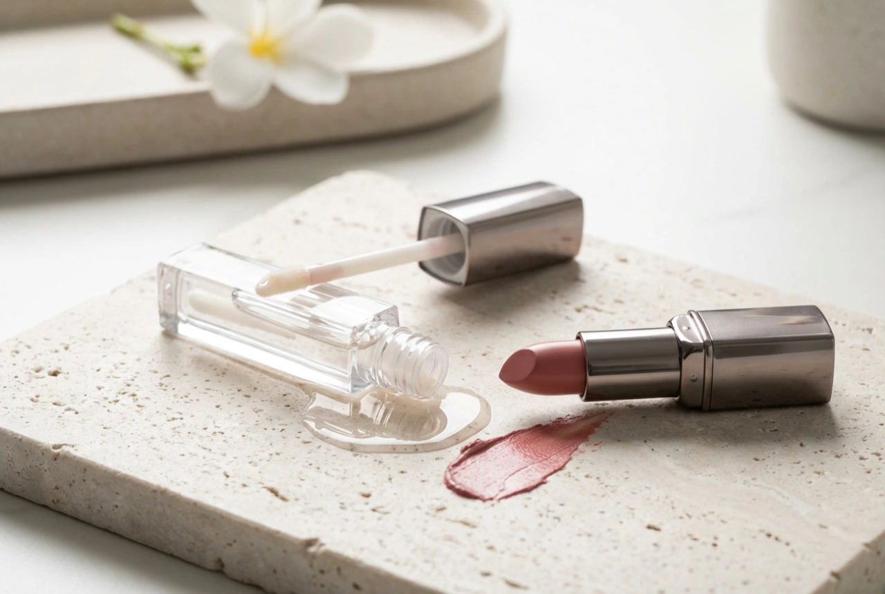 Lip Gloss for Day and Evening: Application and Layering with Lipstick