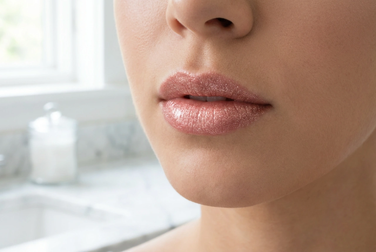 Shimmering lip gloss: how to wear it for an elegant finish