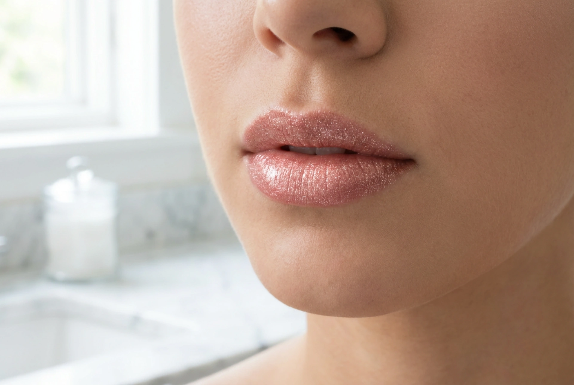 Shimmering lip gloss: how to wear it for an elegant finish