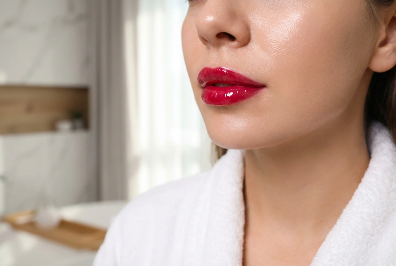 Red Lip Gloss: Luminous Red Lips Without Contouring